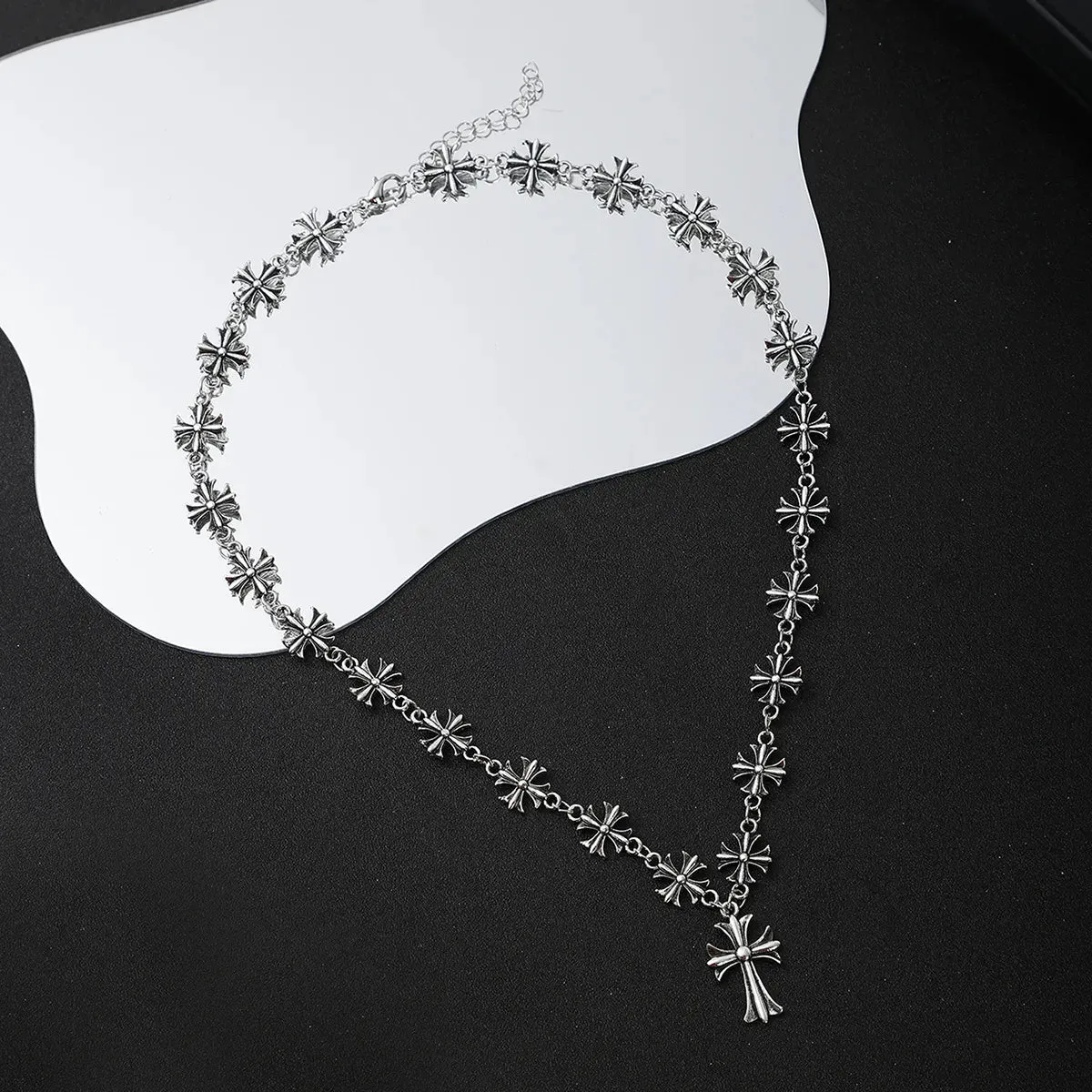 Cross Pendant Alloy Necklace sold by Gigi Laurent product image thumbnail 2