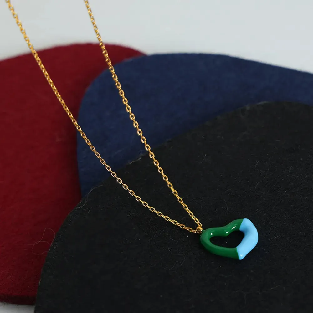 Heart Pendant Titanium Steel Necklace sold by Gigi Laurent product image thumbnail 4