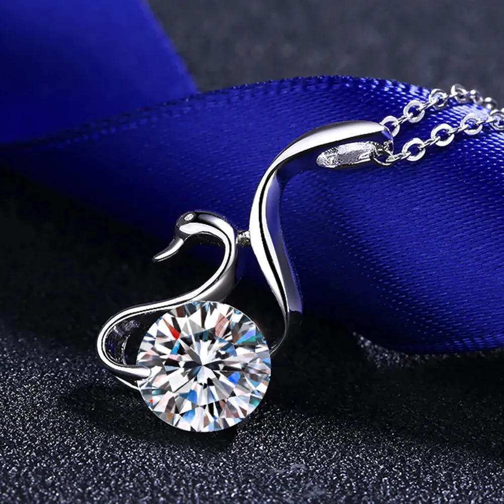 2 Carat Moissanite 925 Sterling Silver Necklace sold by Gigi Laurent product image thumbnail 2
