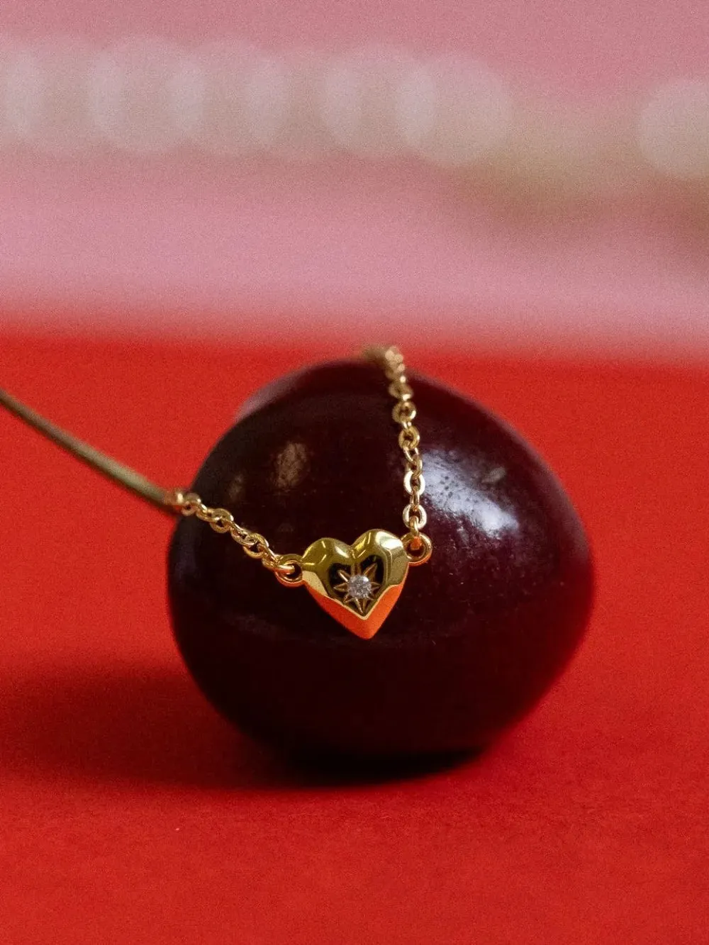 Zircon Heart Pendant Necklace sold by Gigi Laurent product image thumbnail 2