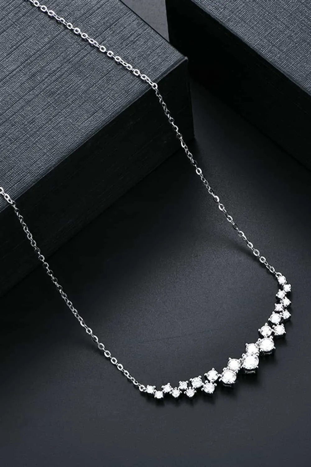 1.64 Carat Moissanite 925 Sterling Silver Necklace sold by Gigi Laurent product image thumbnail 2