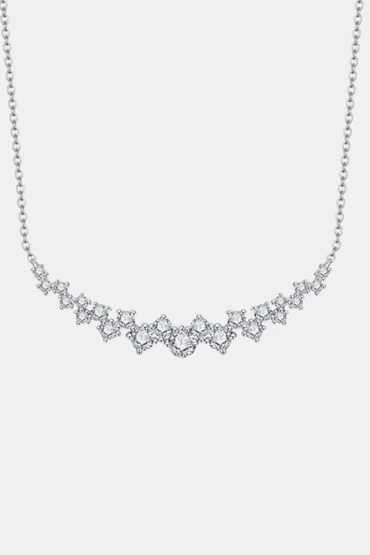 1.64 Carat Moissanite 925 Sterling Silver Necklace sold by Gigi Laurent