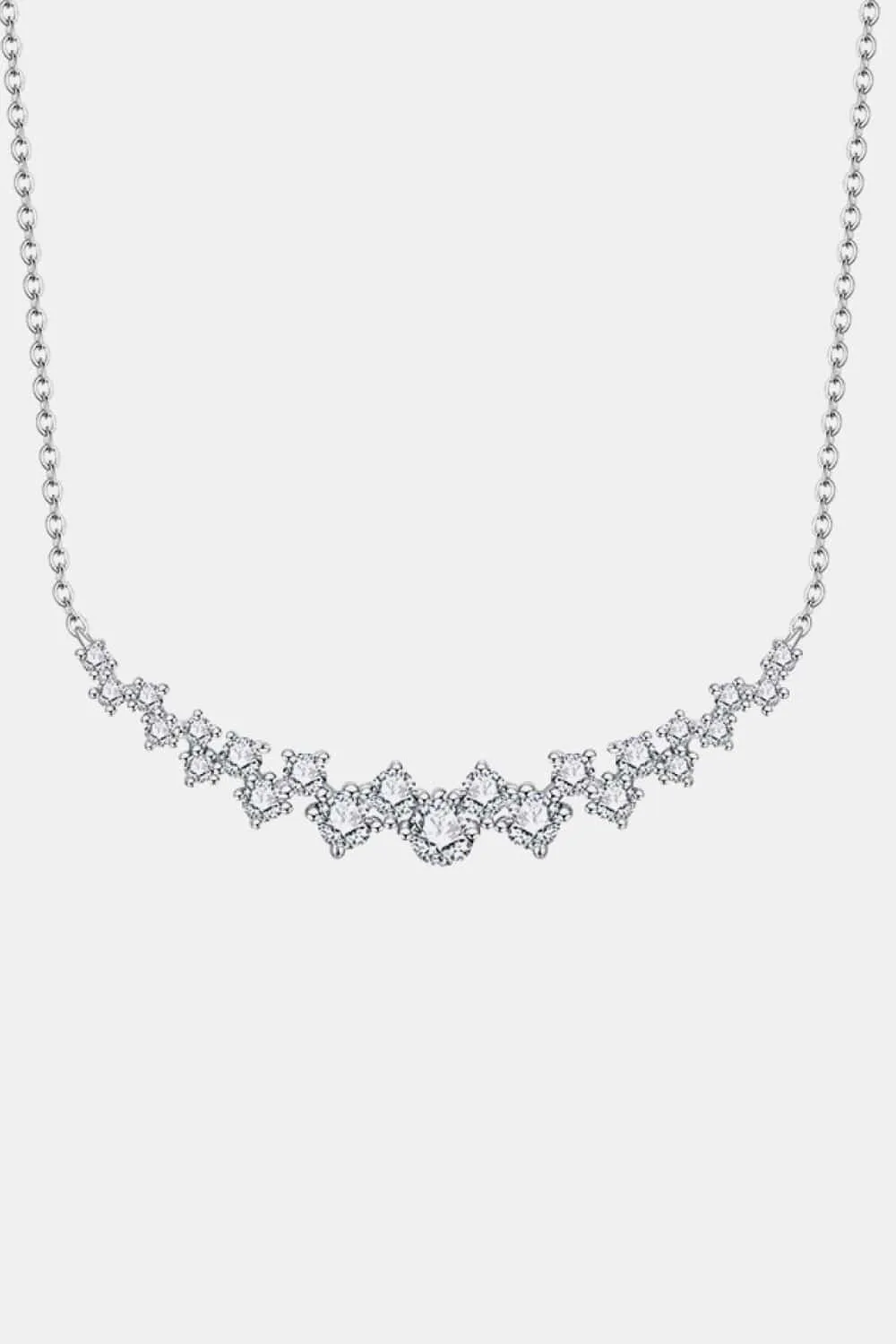 1.64 Carat Moissanite 925 Sterling Silver Necklace sold by Gigi Laurent
