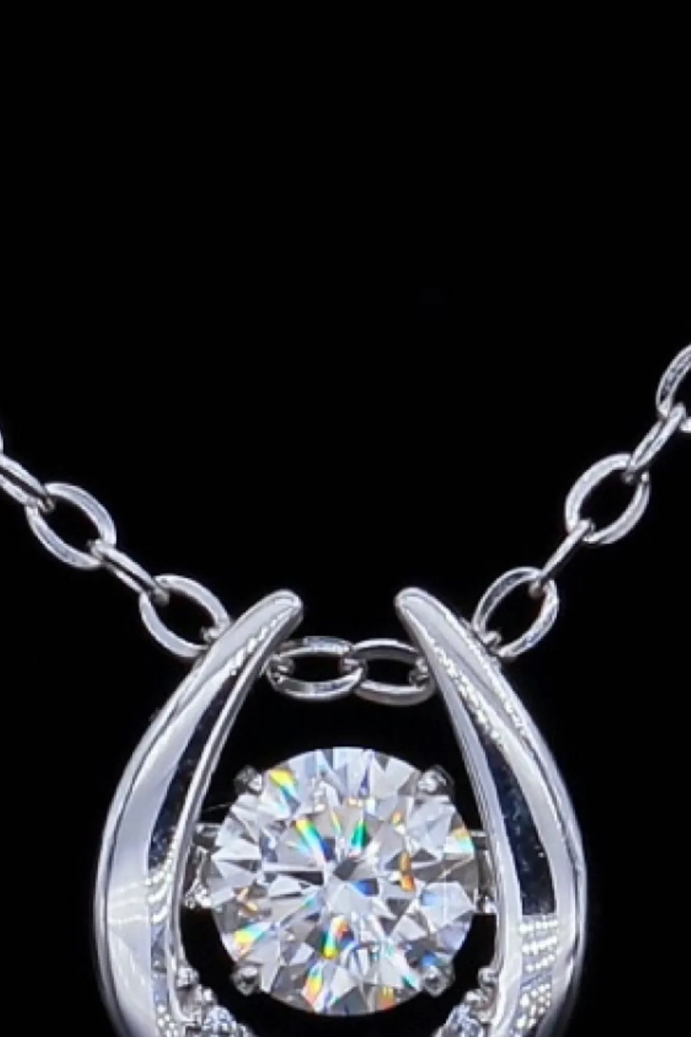 Moissanite Zircon Pendant Necklace sold by Gigi Laurent product image thumbnail 3