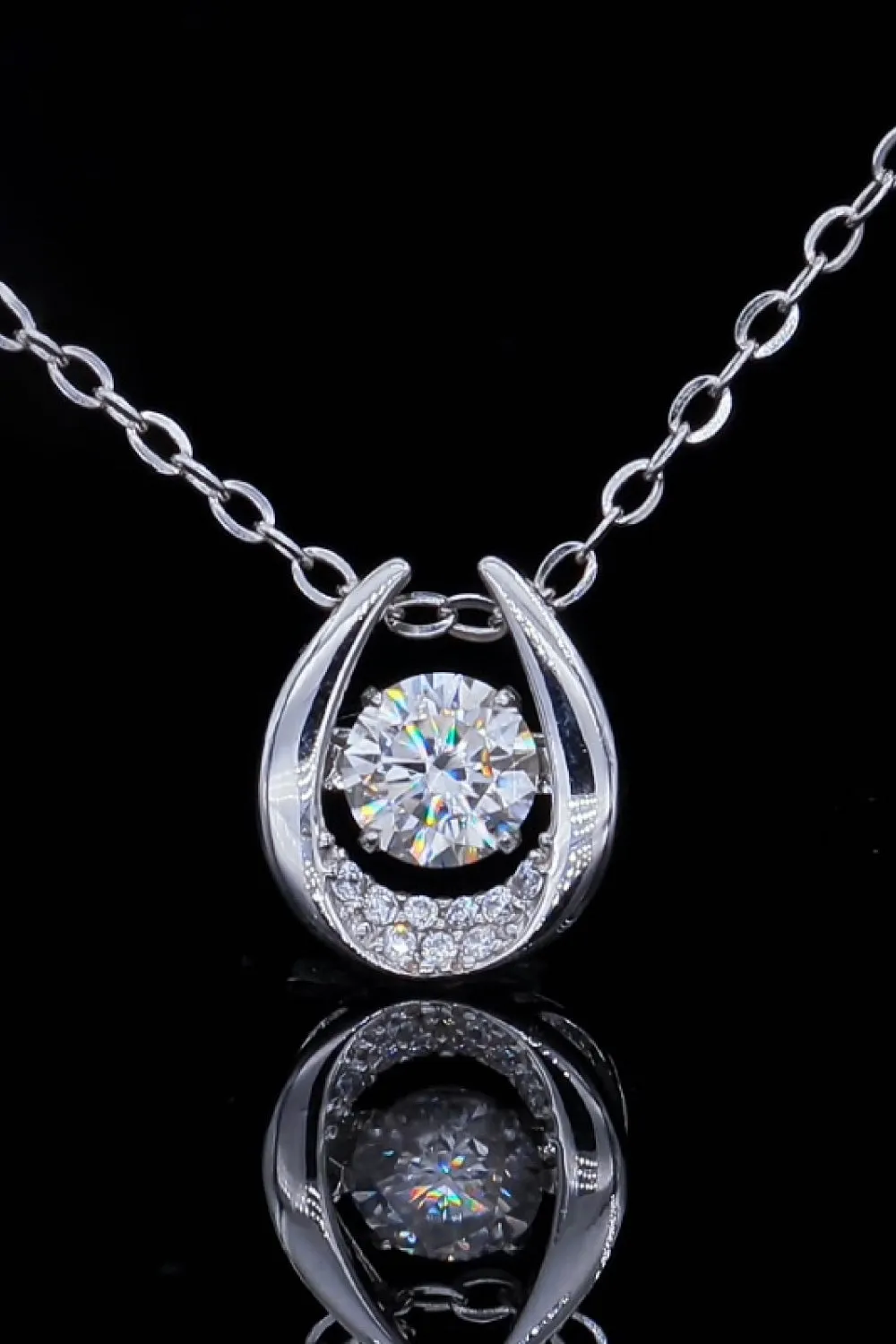 Moissanite Zircon Pendant Necklace sold by Gigi Laurent
