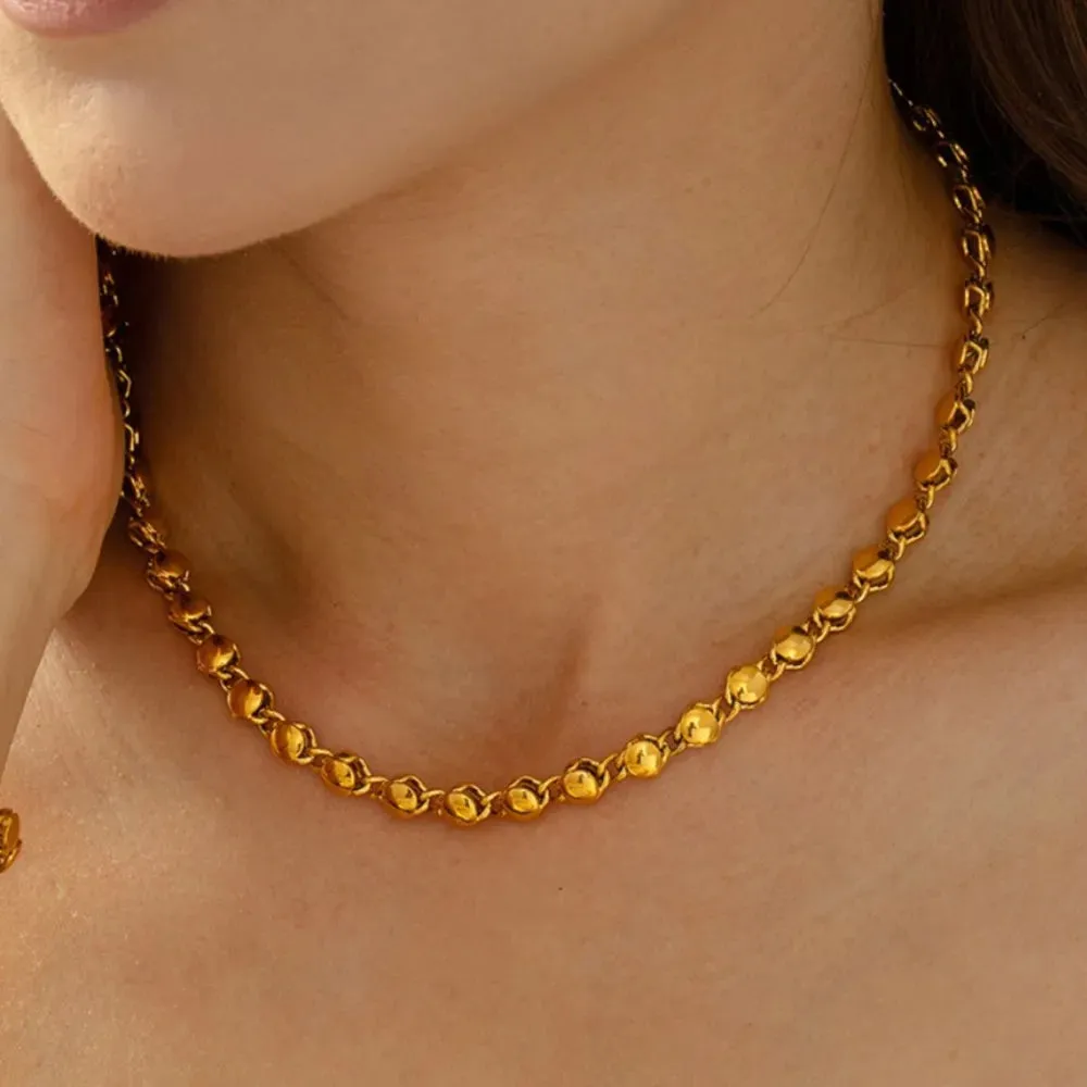 18K Gold-Plated Copper Necklace sold by Gigi Laurent product image thumbnail 2