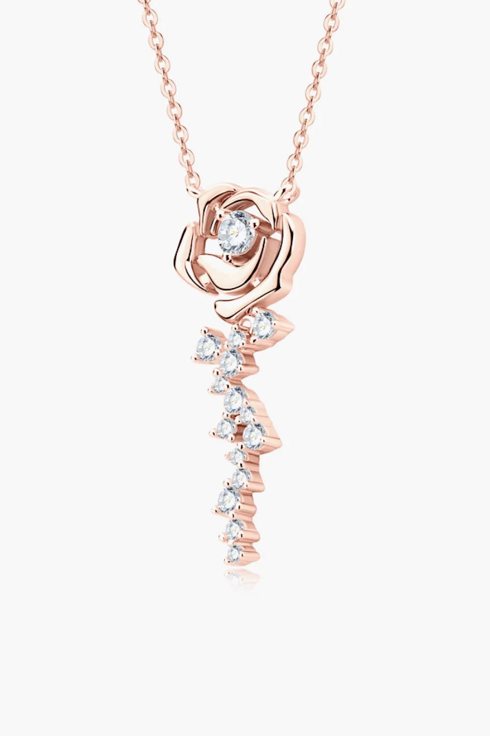 925 Sterling Silver 18K Rose Gold-Plated Pendant Necklace sold by Gigi Laurent product image thumbnail 2
