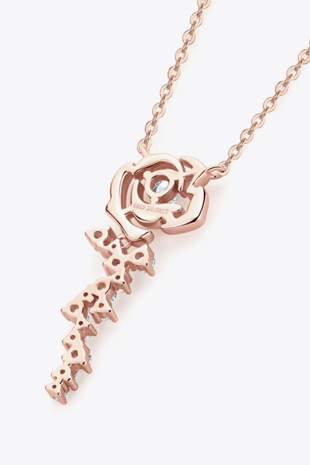 925 Sterling Silver 18K Rose Gold-Plated Pendant Necklace sold by Gigi Laurent product image thumbnail 3