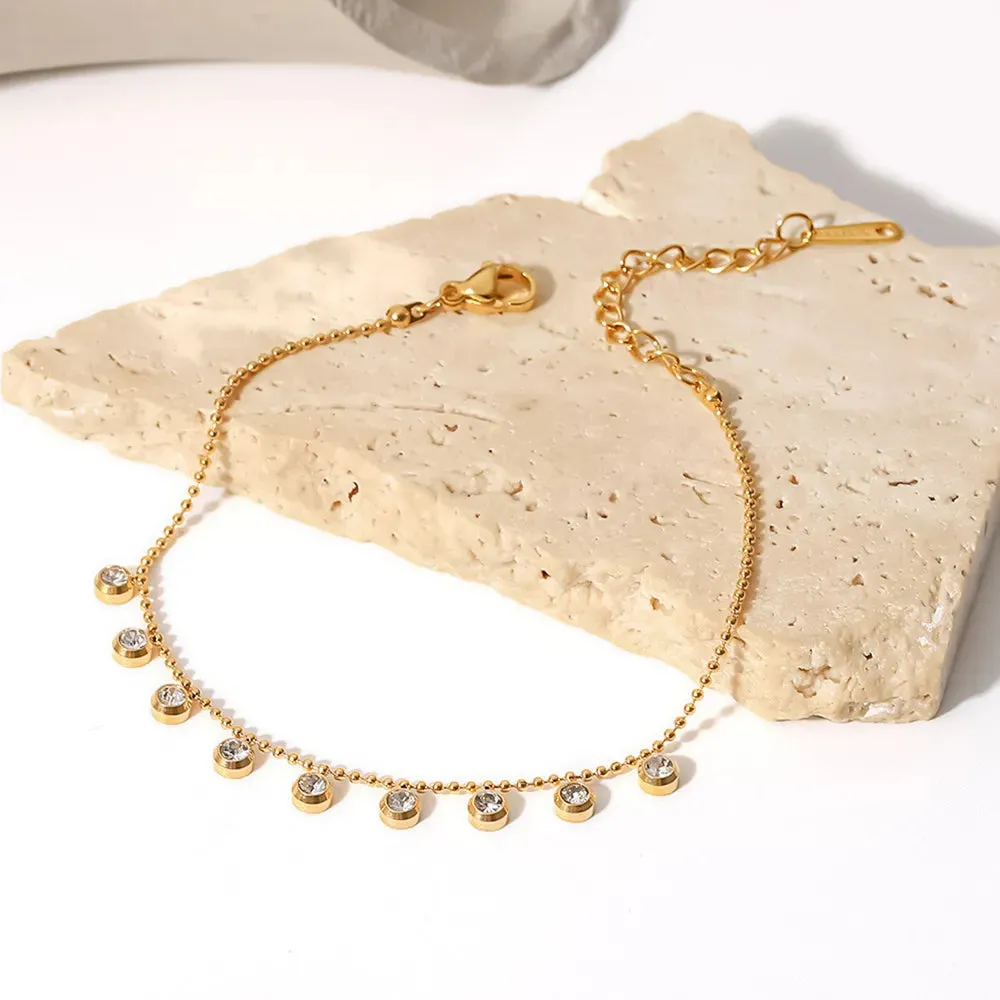 Zircon 18K Gold-Plated Necklace sold by Gigi Laurent product image thumbnail 2