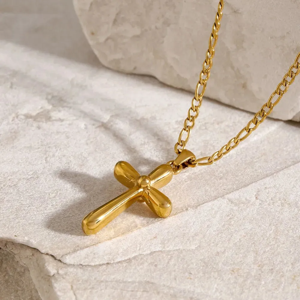 Stainless Steel Cross Necklace sold by Gigi Laurent product image thumbnail 4