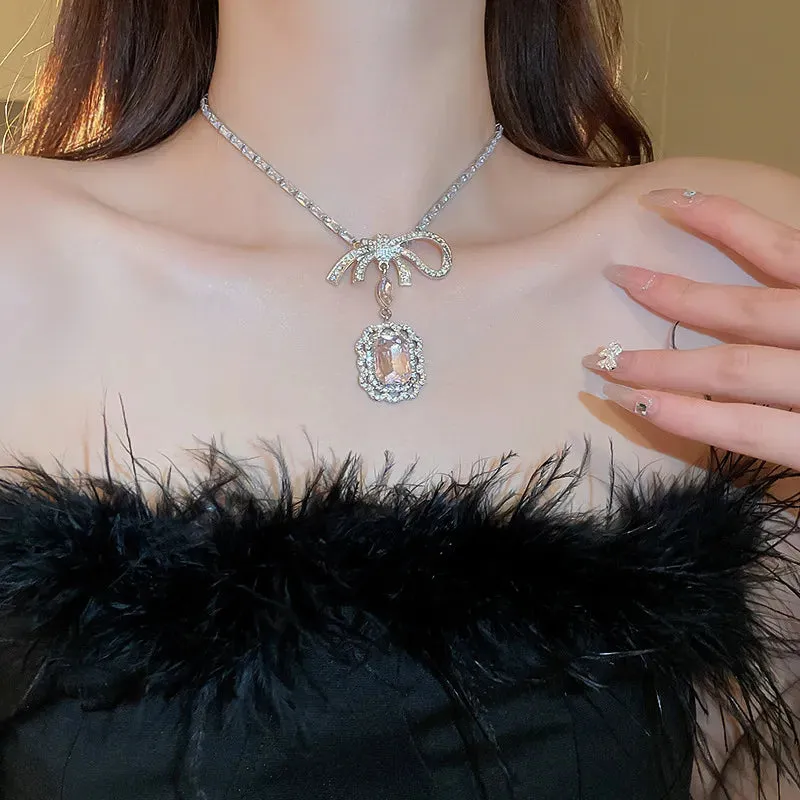 Alloy Crystal Geometric Pendant Necklace sold by Gigi Laurent product image thumbnail 2