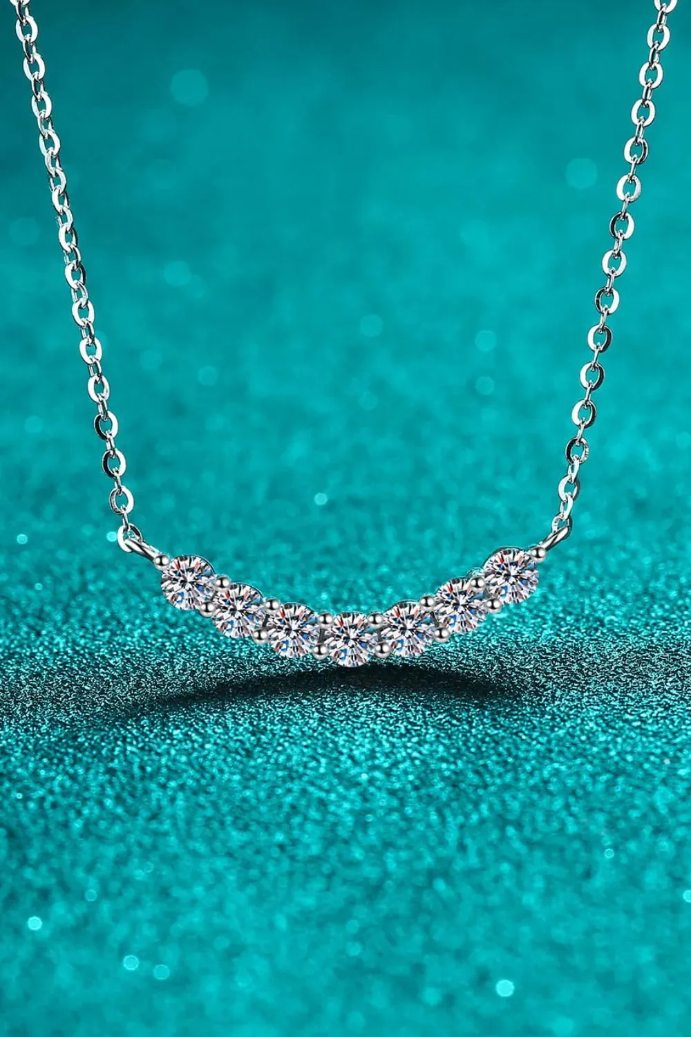 1.4 Carat Moissanite 925 Sterling Silver Necklace sold by Gigi Laurent product image thumbnail 3