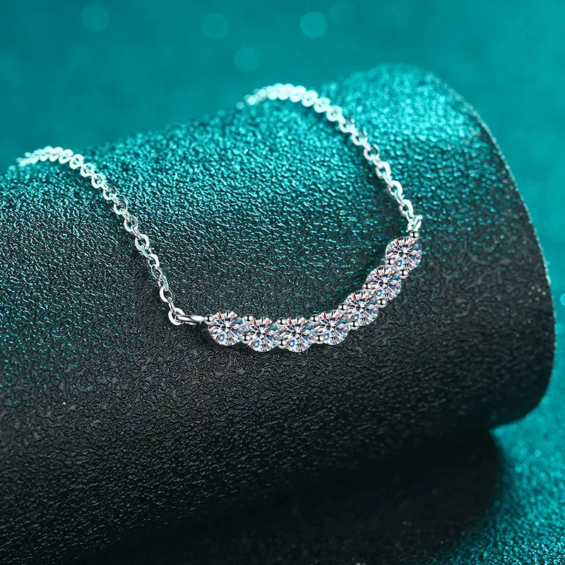 1.4 Carat Moissanite 925 Sterling Silver Necklace sold by Gigi Laurent product image thumbnail 5