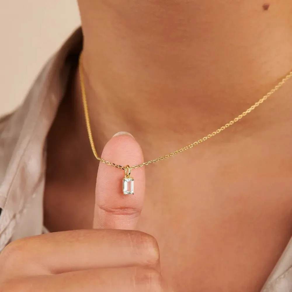 Titanium Steel Inlaid Zircon Pendant Necklace sold by Gigi Laurent product image thumbnail 4