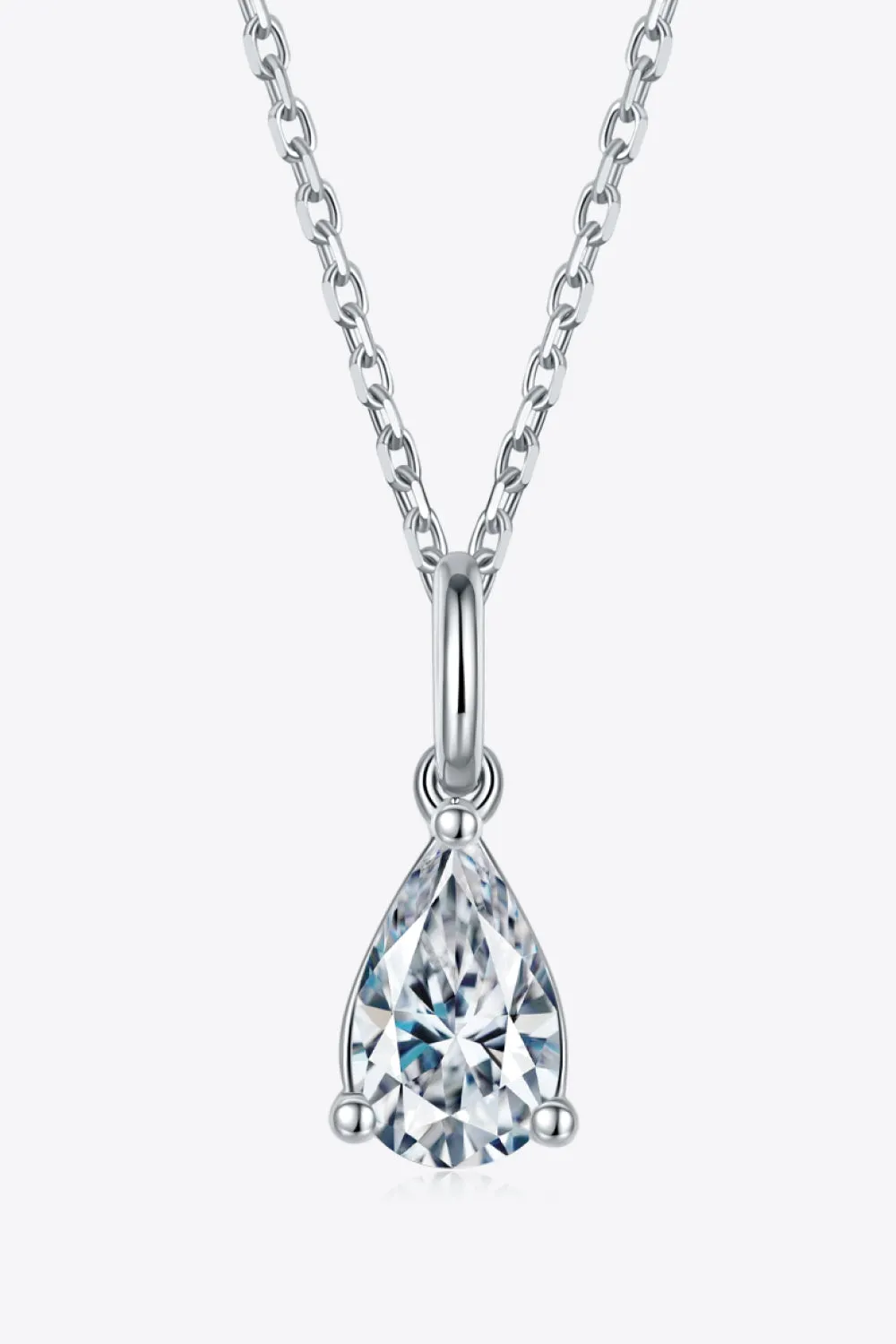 1 Carat Moissanite 925 Sterling Silver Necklace sold by Gigi Laurent product image thumbnail 3