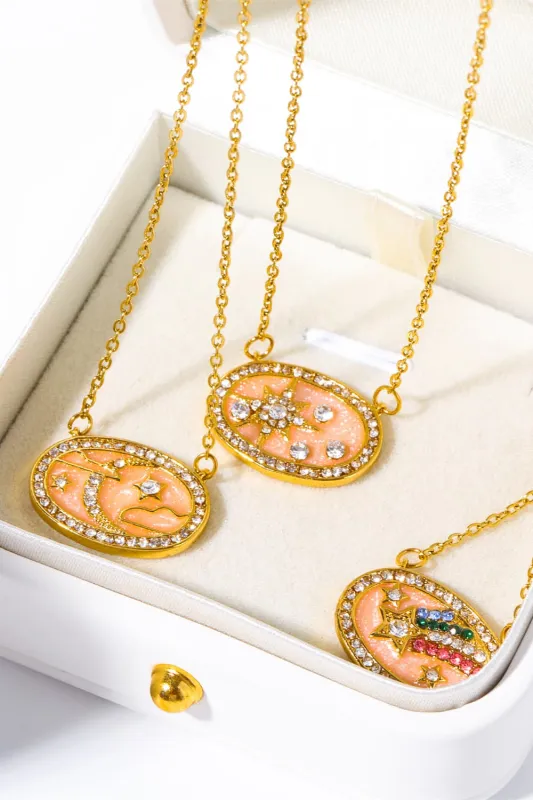 Stars in the Plate Pendant Copper Necklace sold by Gigi Laurent