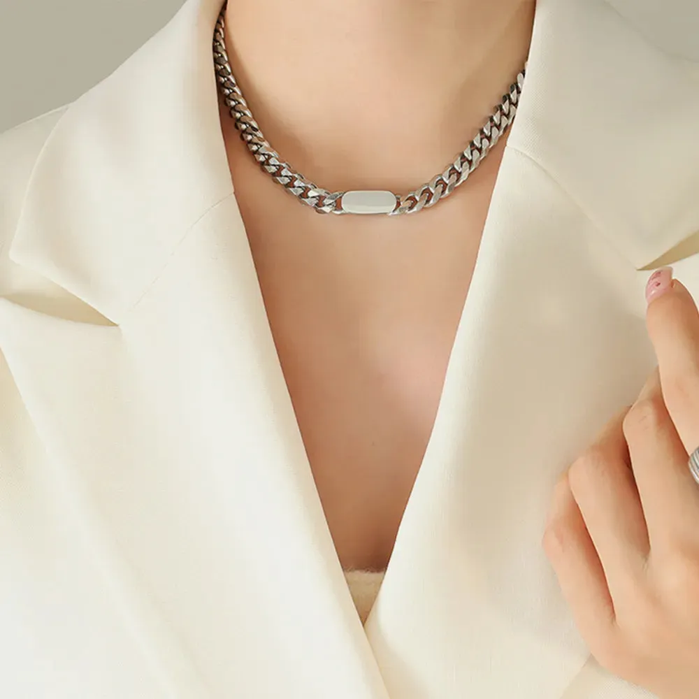 18K Gold-Plated Chain Necklace sold by Gigi Laurent product image thumbnail 4