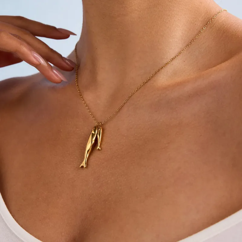 18K Gold-Plated Pendant Necklace sold by Gigi Laurent