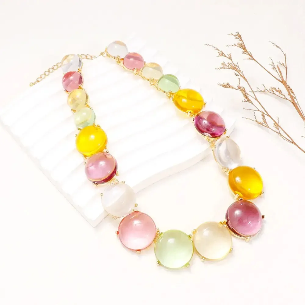 Alloy & Round Rhinestone Necklace sold by Gigi Laurent product image thumbnail 3