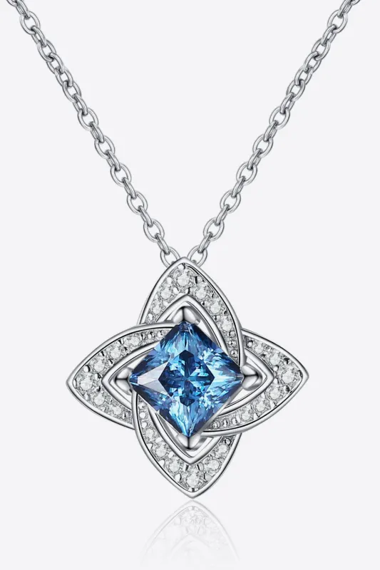 1 Carat Moissanite Floral Pendant Necklace sold by Gigi Laurent