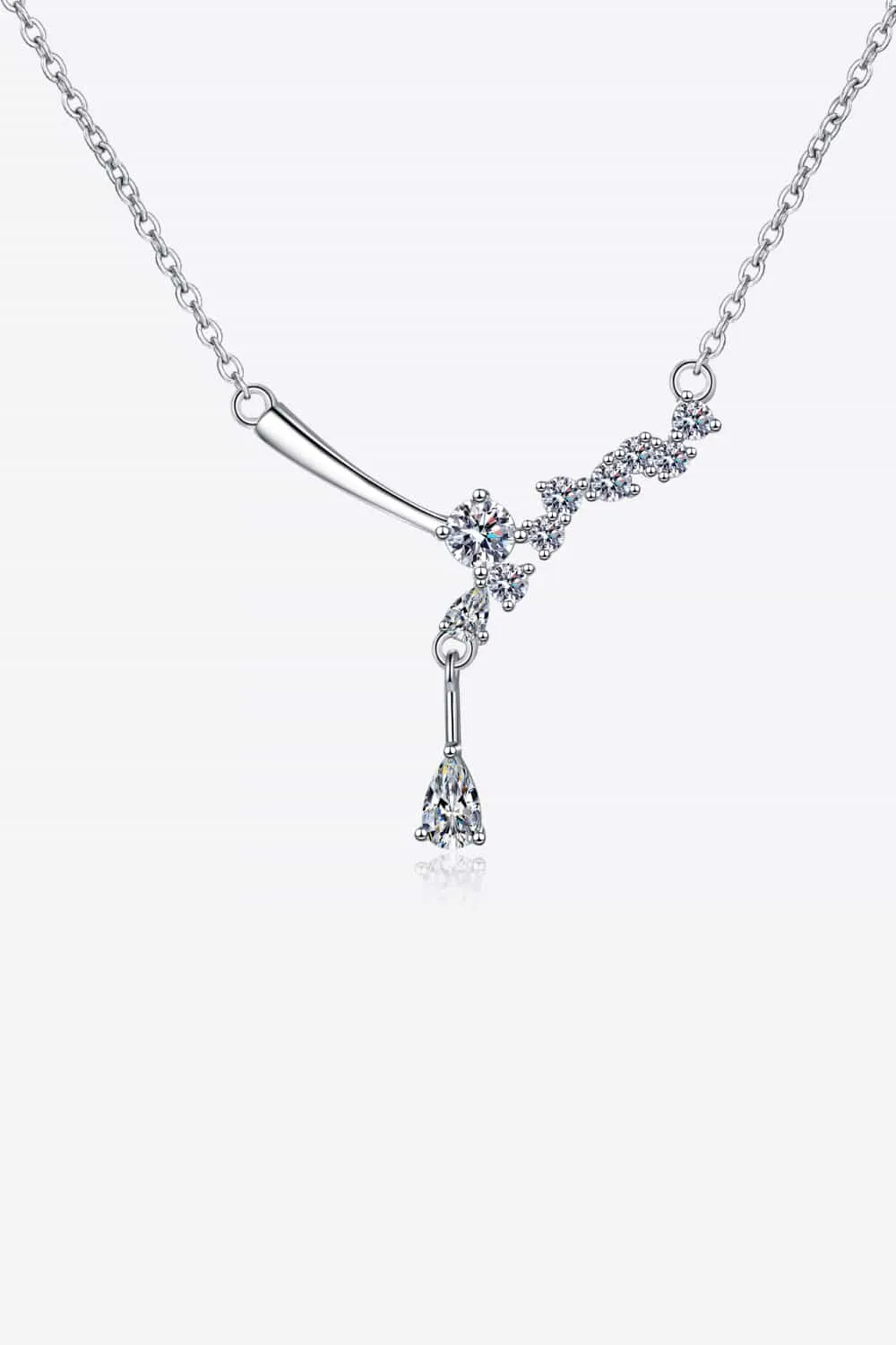 1 Carat Moissanite 925 Sterling Silver Necklace sold by Gigi Laurent product image thumbnail 4