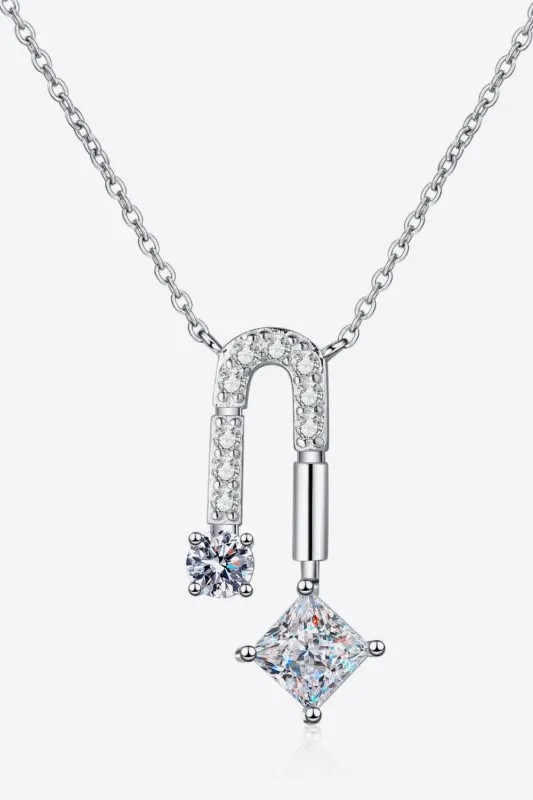 1.3 Carat Moissanite 925 Sterling Silver Necklace sold by Gigi Laurent