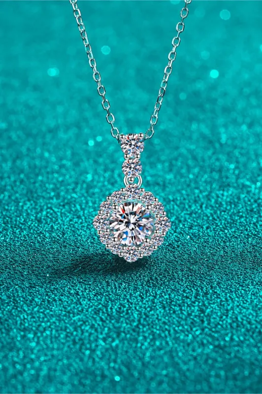 1 Carat Moissanite 925 Sterling Silver Necklace sold by Gigi Laurent