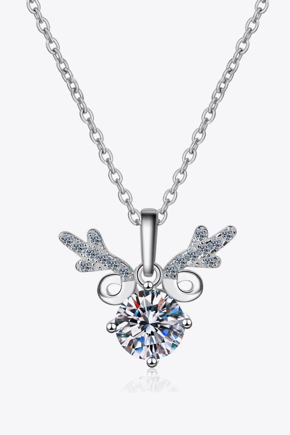 1 Carat Moissanite 925 Sterling Silver Necklace sold by Gigi Laurent product image thumbnail 3