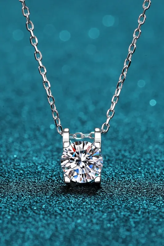 Moissanite 925 Sterling Silver Necklace sold by Gigi Laurent
