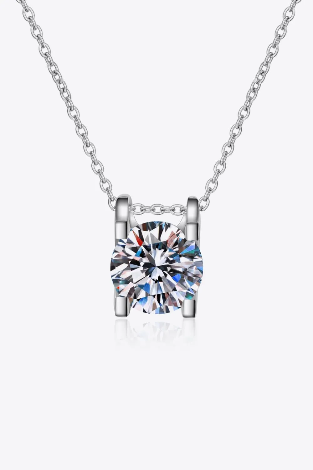Moissanite 925 Sterling Silver Necklace sold by Gigi Laurent product image thumbnail 3