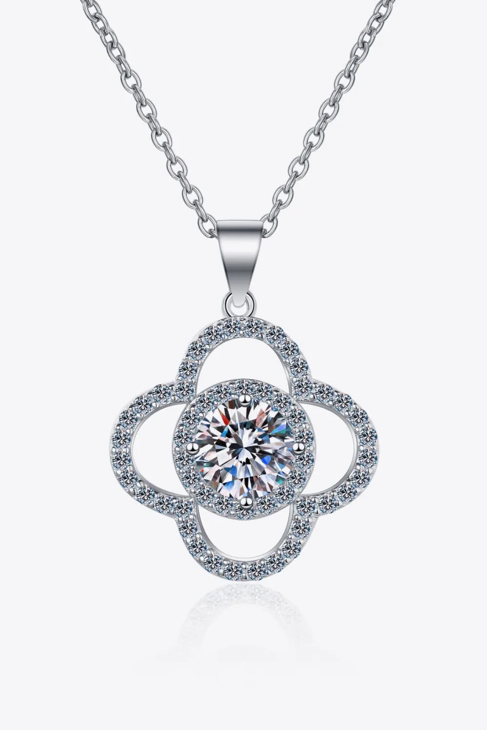 1 Carat Moissanite 925 Sterling Silver Necklace sold by Gigi Laurent product image thumbnail 4