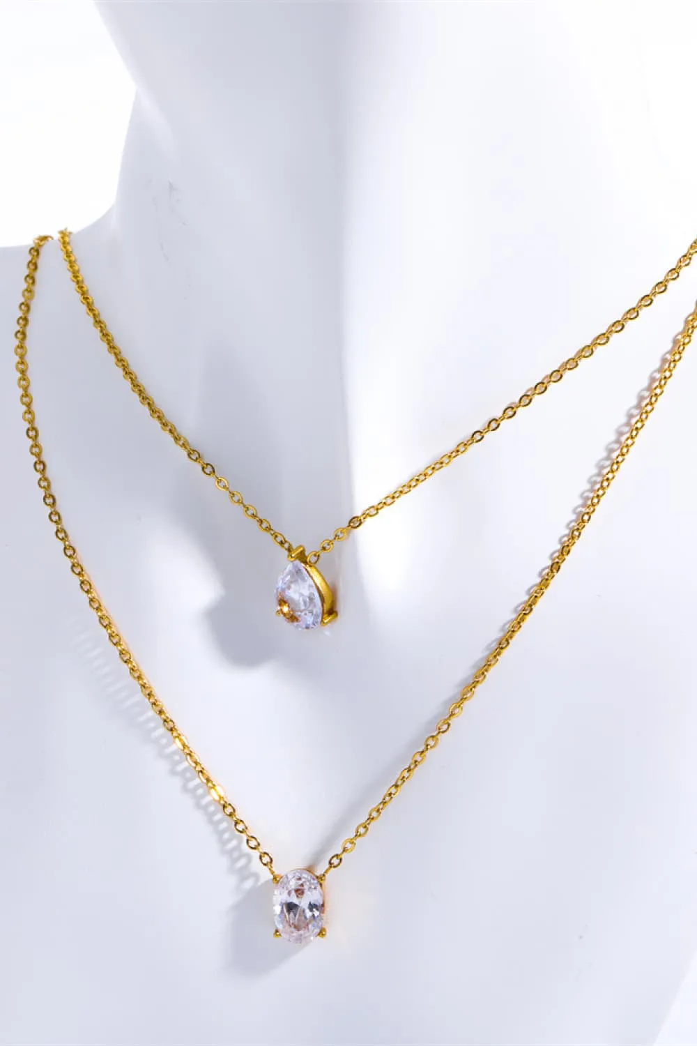 Stainless Steel Geometrical Shape Necklace sold by Gigi Laurent product image thumbnail 2