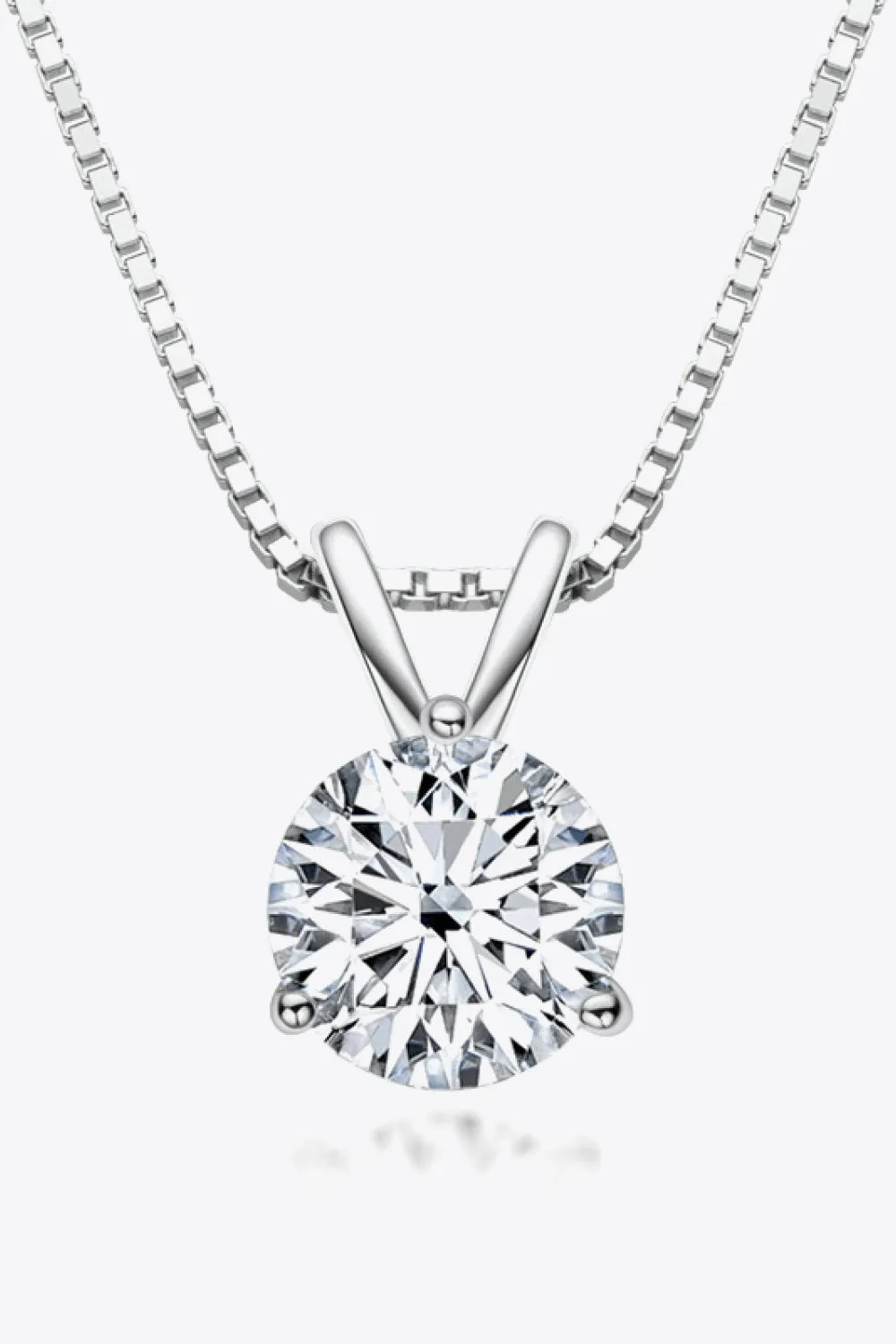 Adored Show Off 1 Carat Moissanite Pendant Necklace sold by Gigi Laurent
