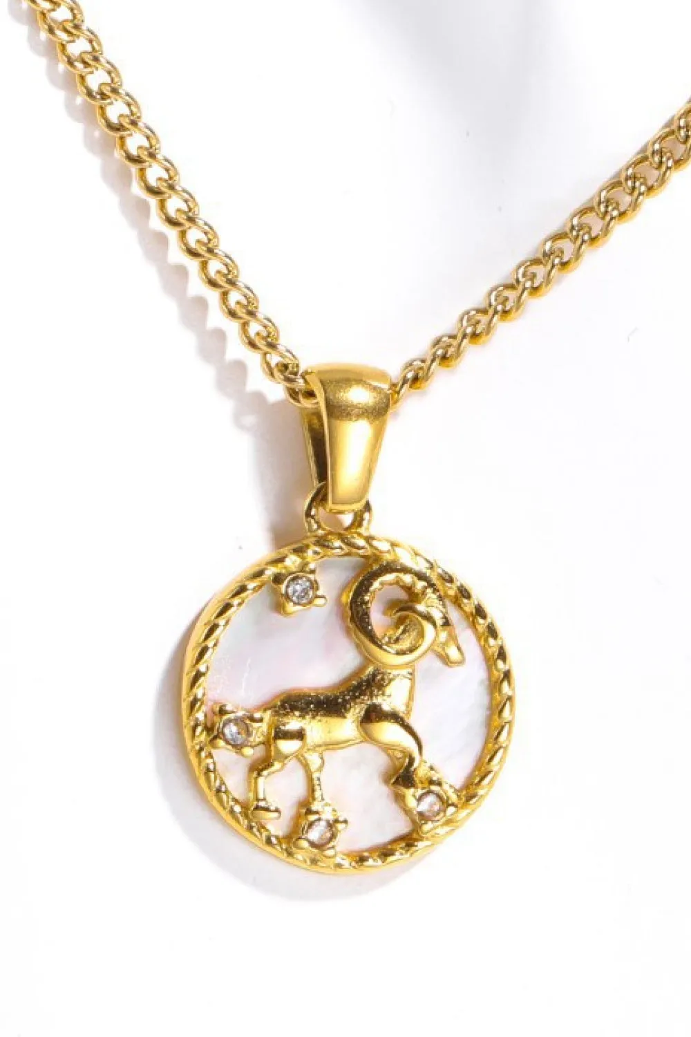Constellation Pendant Stainless Steel Necklace sold by Gigi Laurent product image thumbnail 5