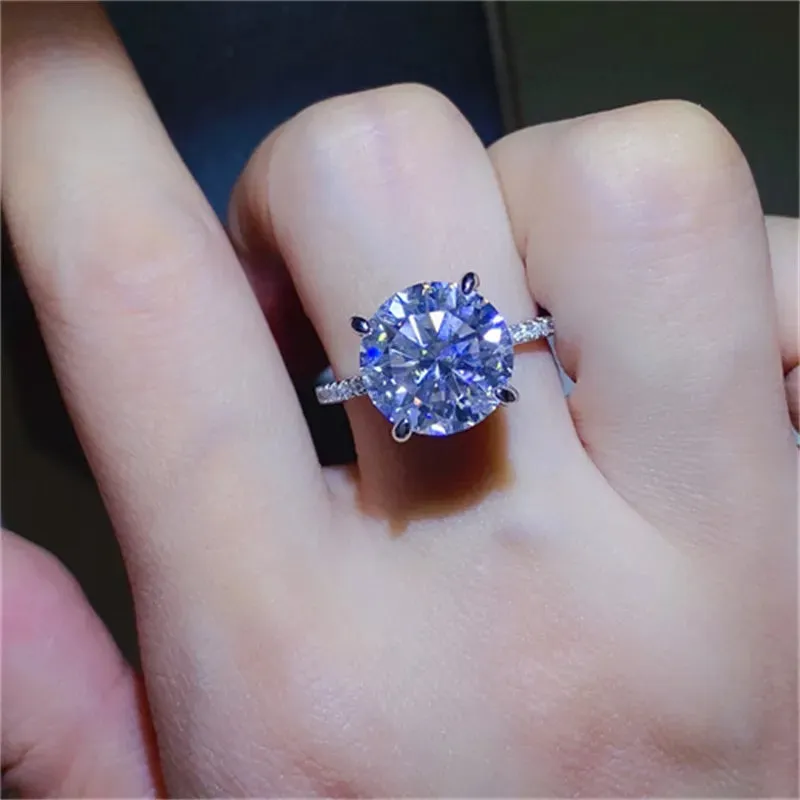 5 Carat Moissanite 925 Sterling Silver Ring sold by Gigi Laurent
