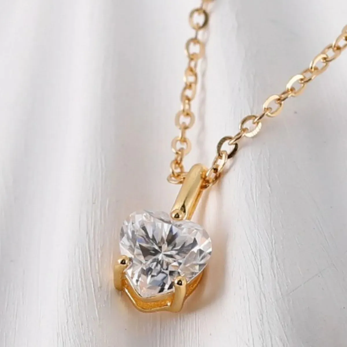 Heart Shape Pendant Necklace sold by Gigi Laurent product image thumbnail 2