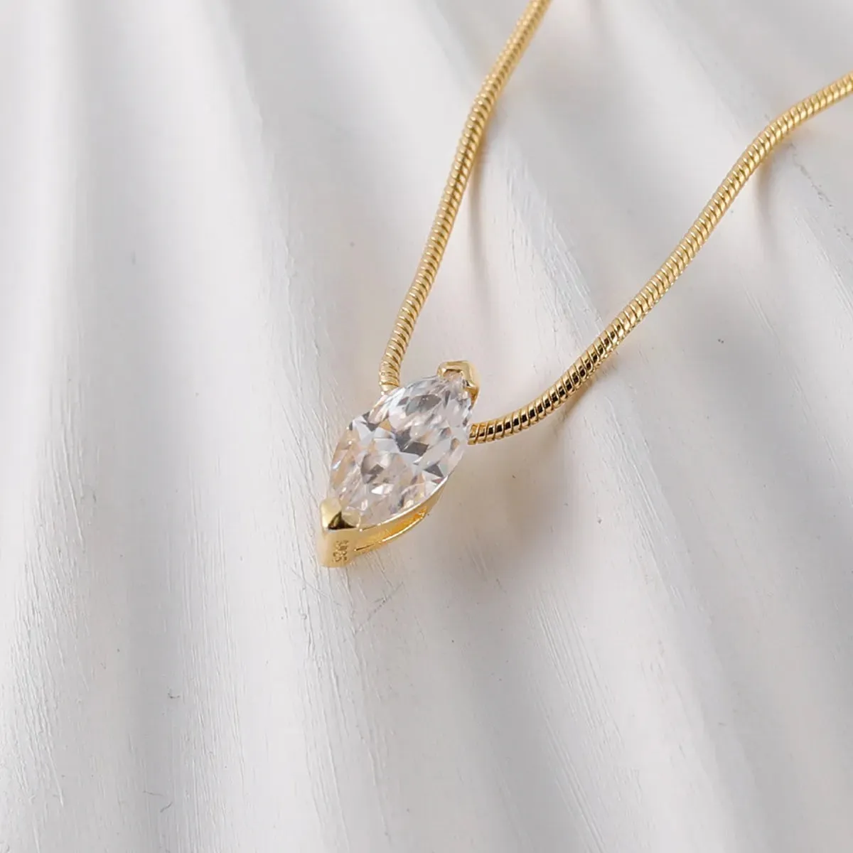 1 Carat Moissanite 925 Sterling Silver Necklace sold by Gigi Laurent product image thumbnail 2