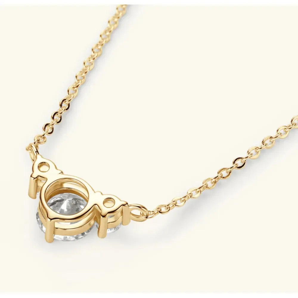 1.2 Carat Moissanite 925 Sterling Silver Necklace sold by Gigi Laurent product image thumbnail 5