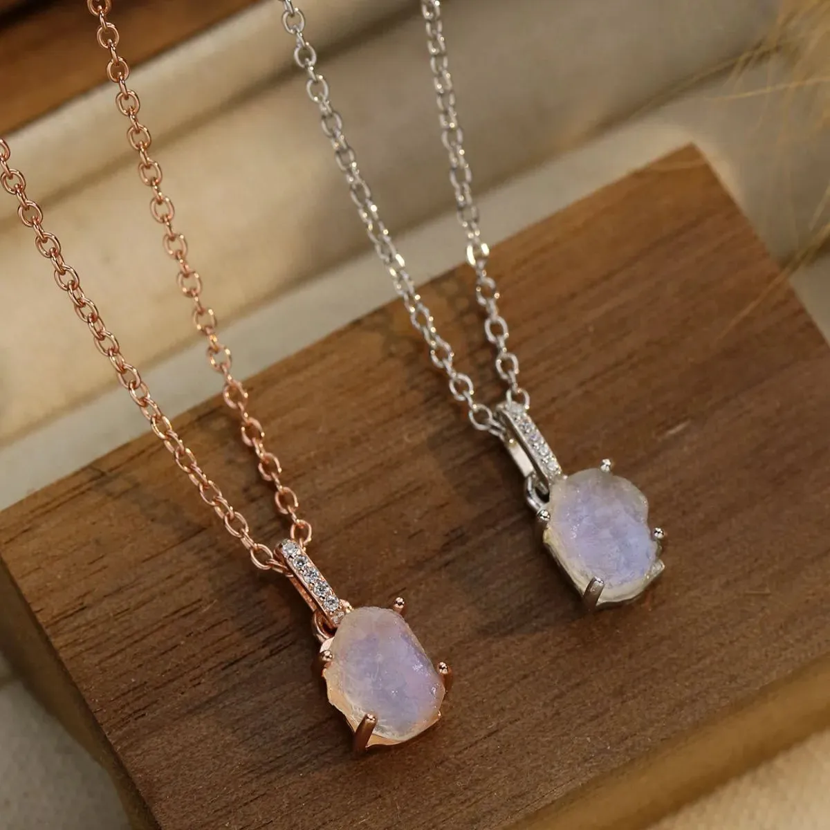 Moonstone 925 Sterling Silver Necklace sold by Gigi Laurent