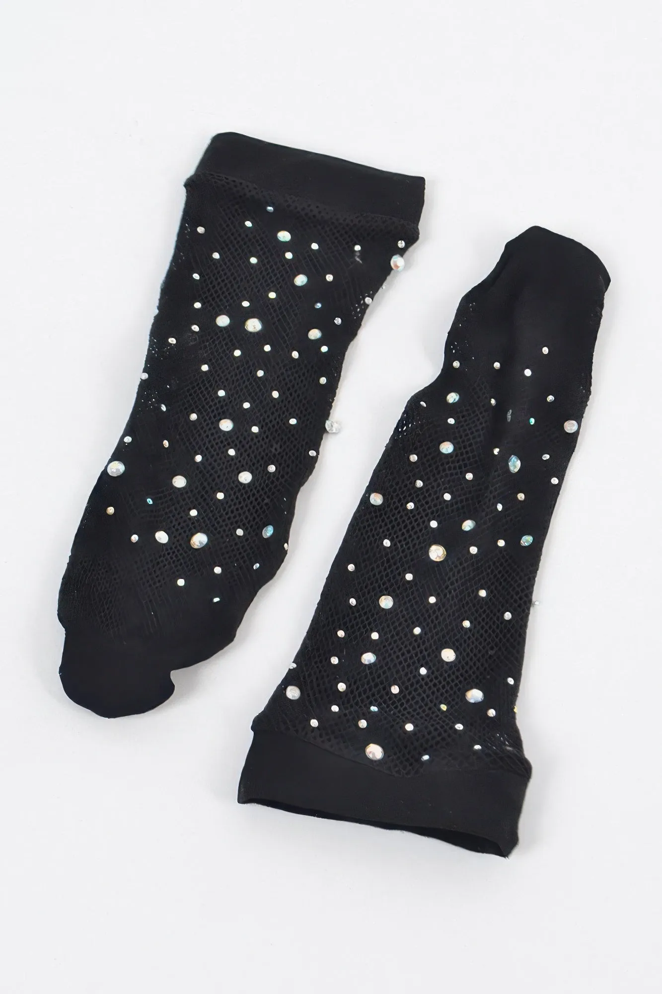 Rhinestone Mesh Socks sold by Gigi Laurent product image thumbnail 2