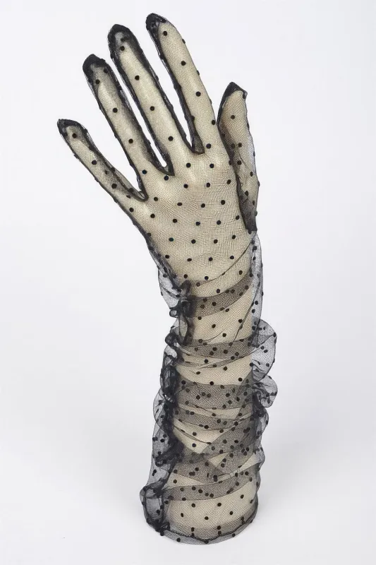 Long Polka Dot Gloves sold by Gigi Laurent