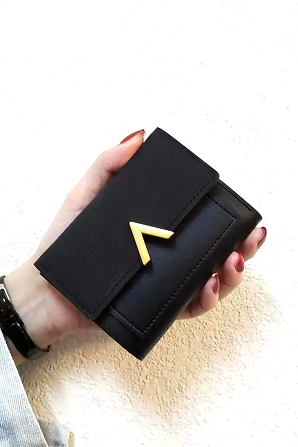 Zenana Compact Trifold Wallet sold by Gigi Laurent product image thumbnail 3