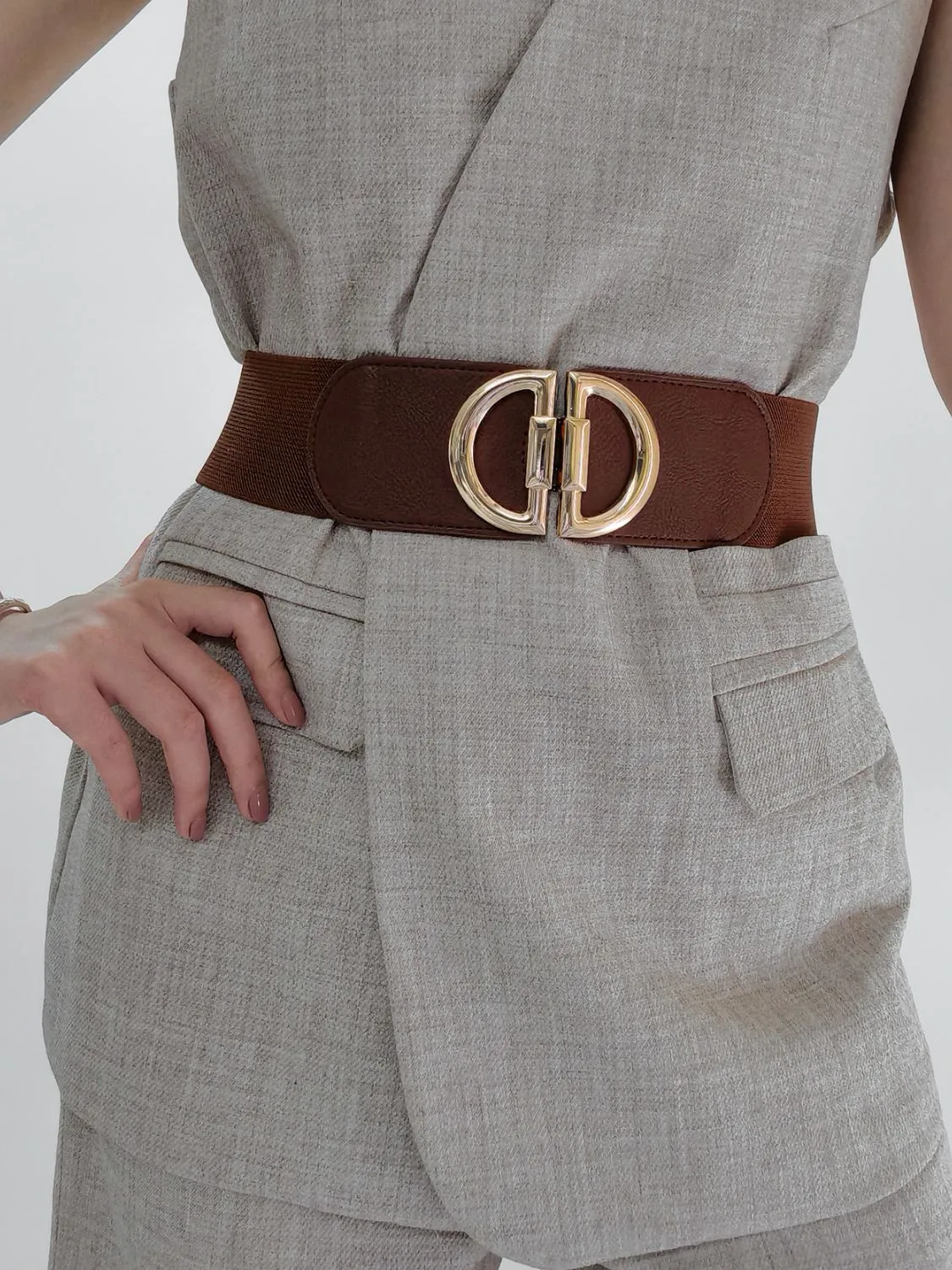 D Buckle Elastic Belt sold by Gigi Laurent product image thumbnail 2