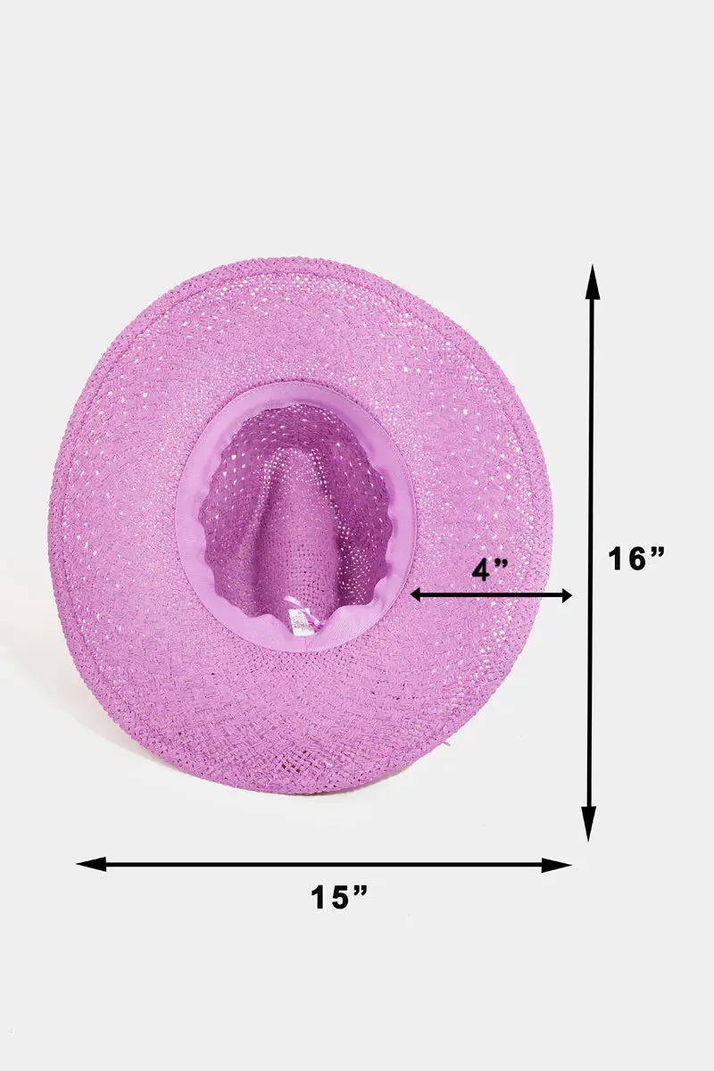 Fame Straw Braided Sun Hat sold by Gigi Laurent product image thumbnail 3