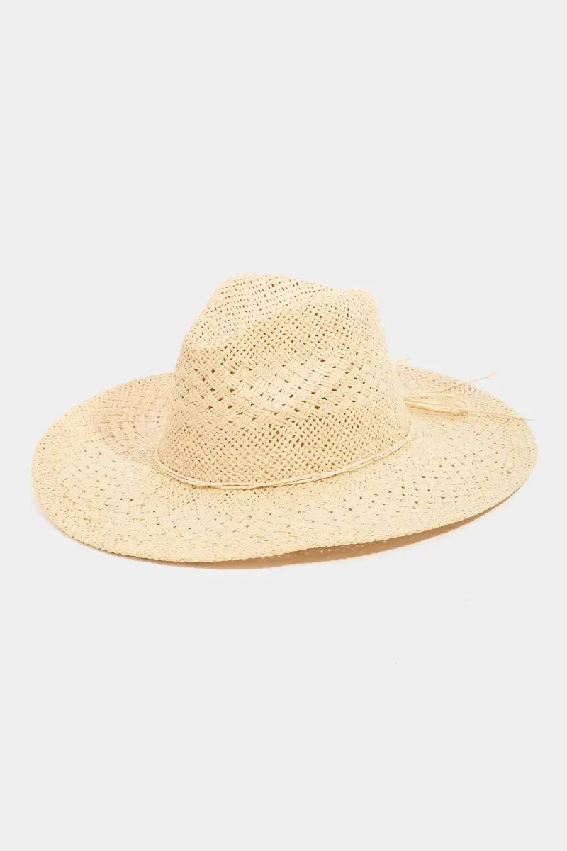 Fame Straw Braided Sun Hat sold by Gigi Laurent product image thumbnail 5