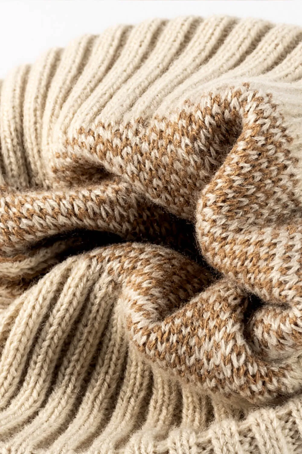 Leopard Pom-Pom Cuffed Beanie sold by Gigi Laurent product image thumbnail 3