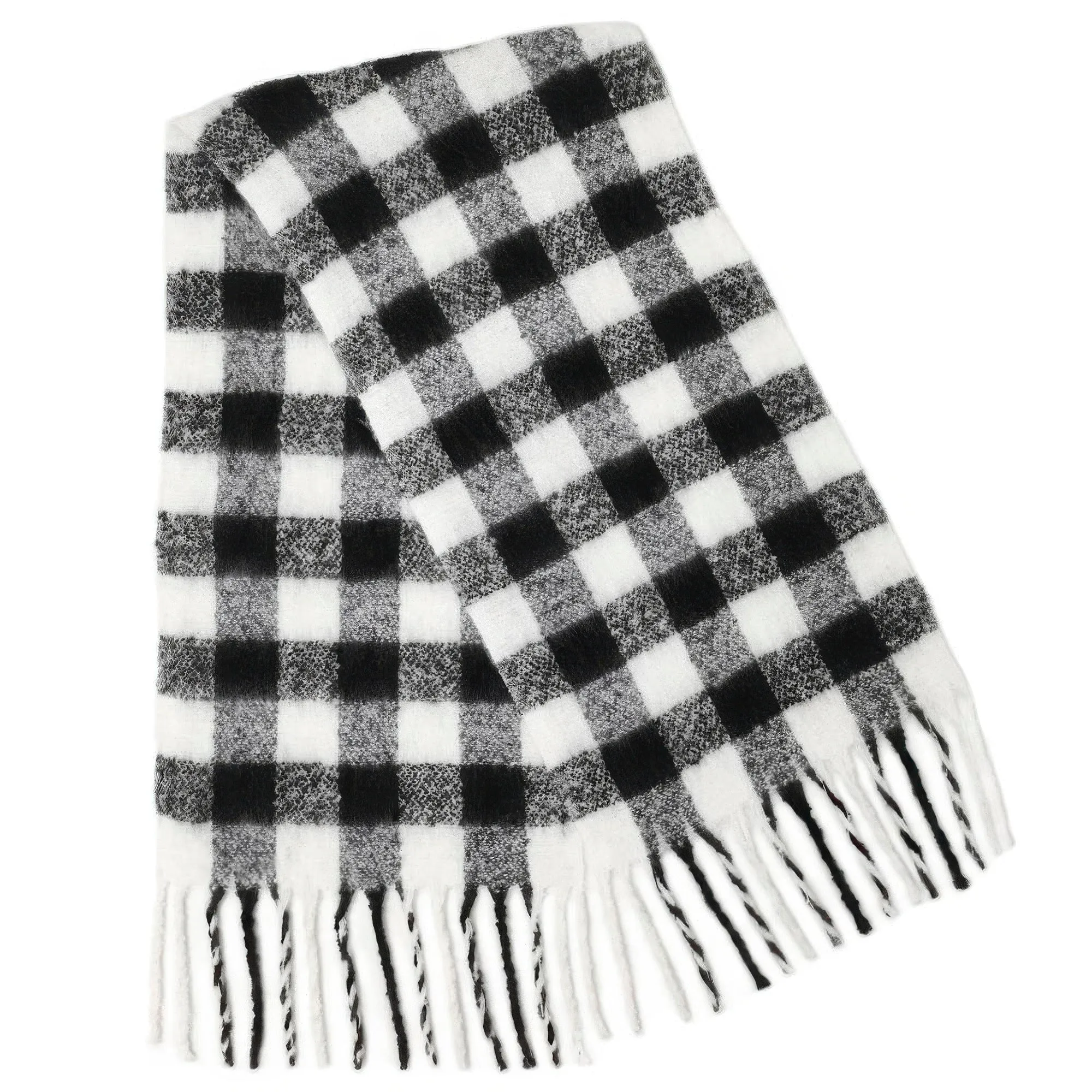 Buffalo Plaid Scarf sold by Gigi Laurent product image thumbnail 2