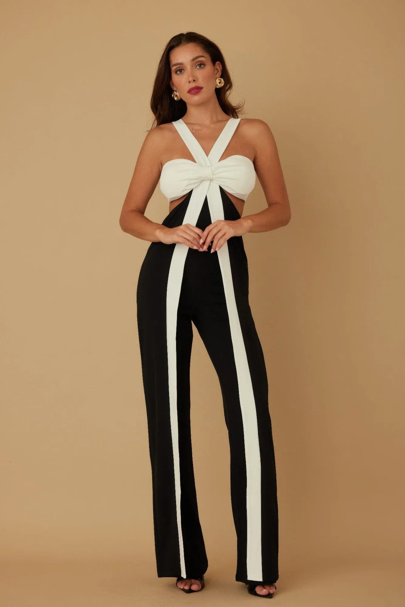 X Ribbon Open Jumpsuit sold by Gigi Laurent product image thumbnail 2