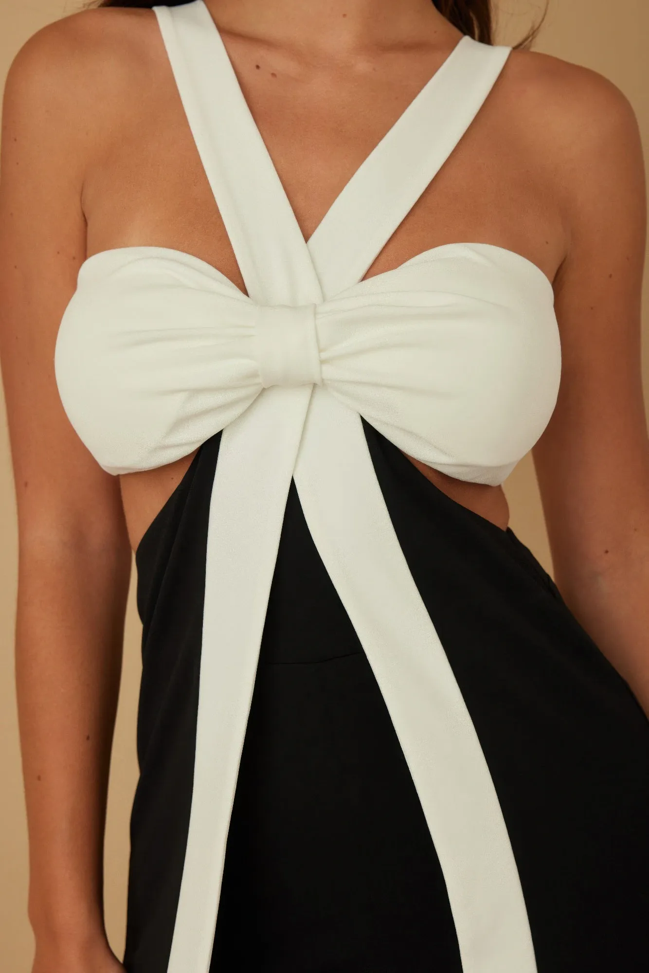 X Ribbon Open Jumpsuit sold by Gigi Laurent product image thumbnail 4