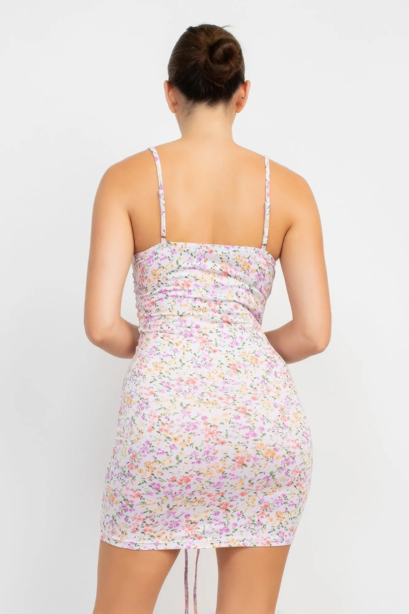 Ruched Floral Cami Dress sold by Gigi Laurent product image thumbnail 3